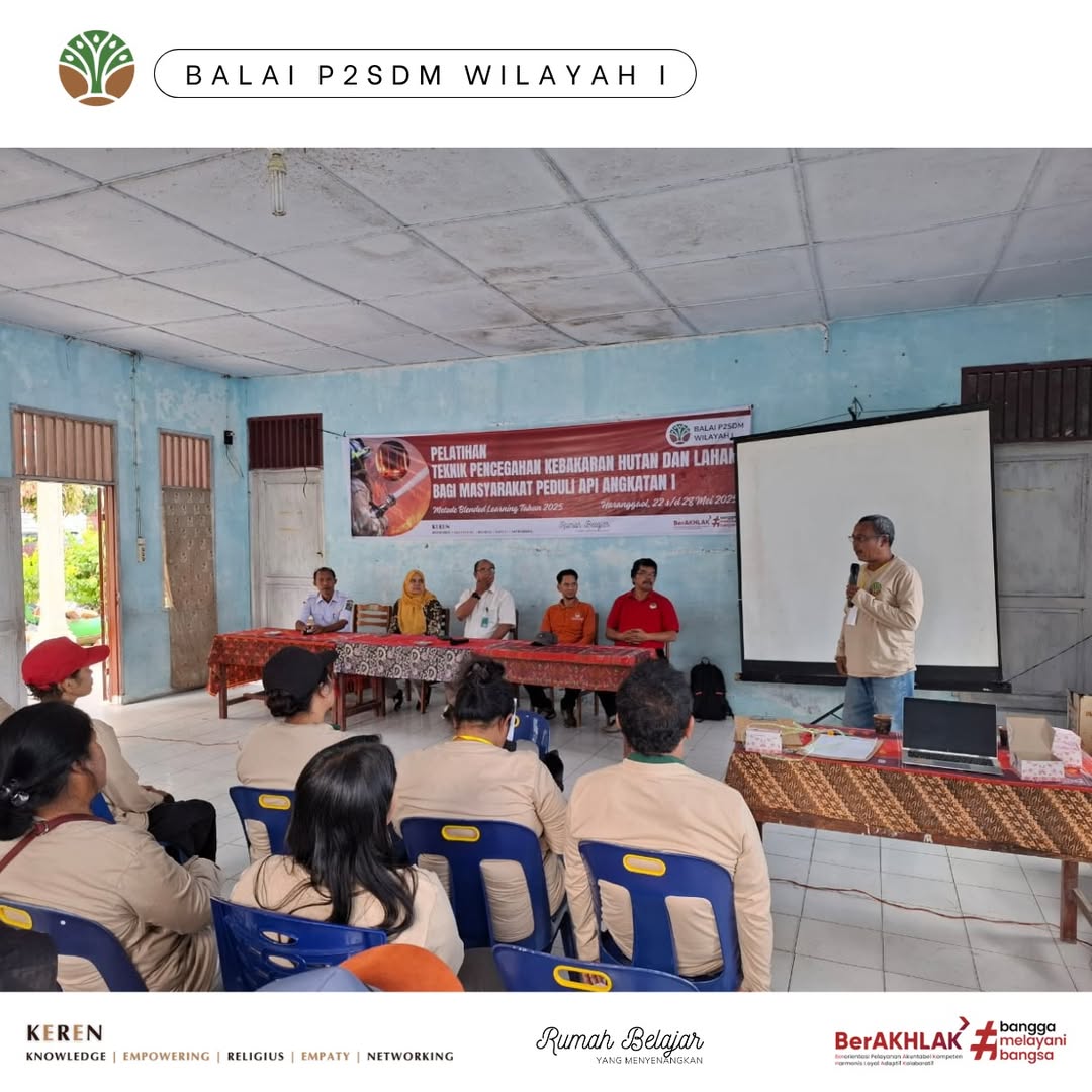 Pelatihan Teknik Pencegahan Kebakaran Hutan dan Lahan (Karhutla) bagi Masyarakat Peduli Api (MPA) Angkatan I – 2025